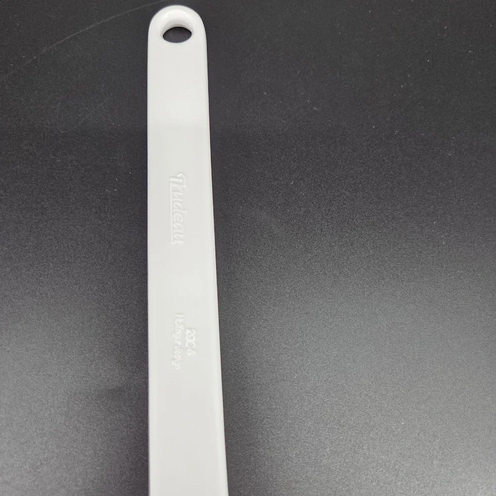 Trudeau Hellinger Design White Melamine Measuring Mixing Spoon 2904 1/4 Cup 60ml